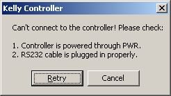 Cant Connect to the controller
